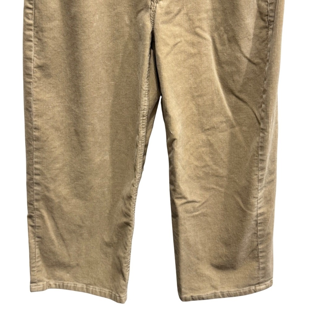 Banana Republic Petite Corduroy Pants Size 28P – Beige Straight Crop - Picture 4 of 8